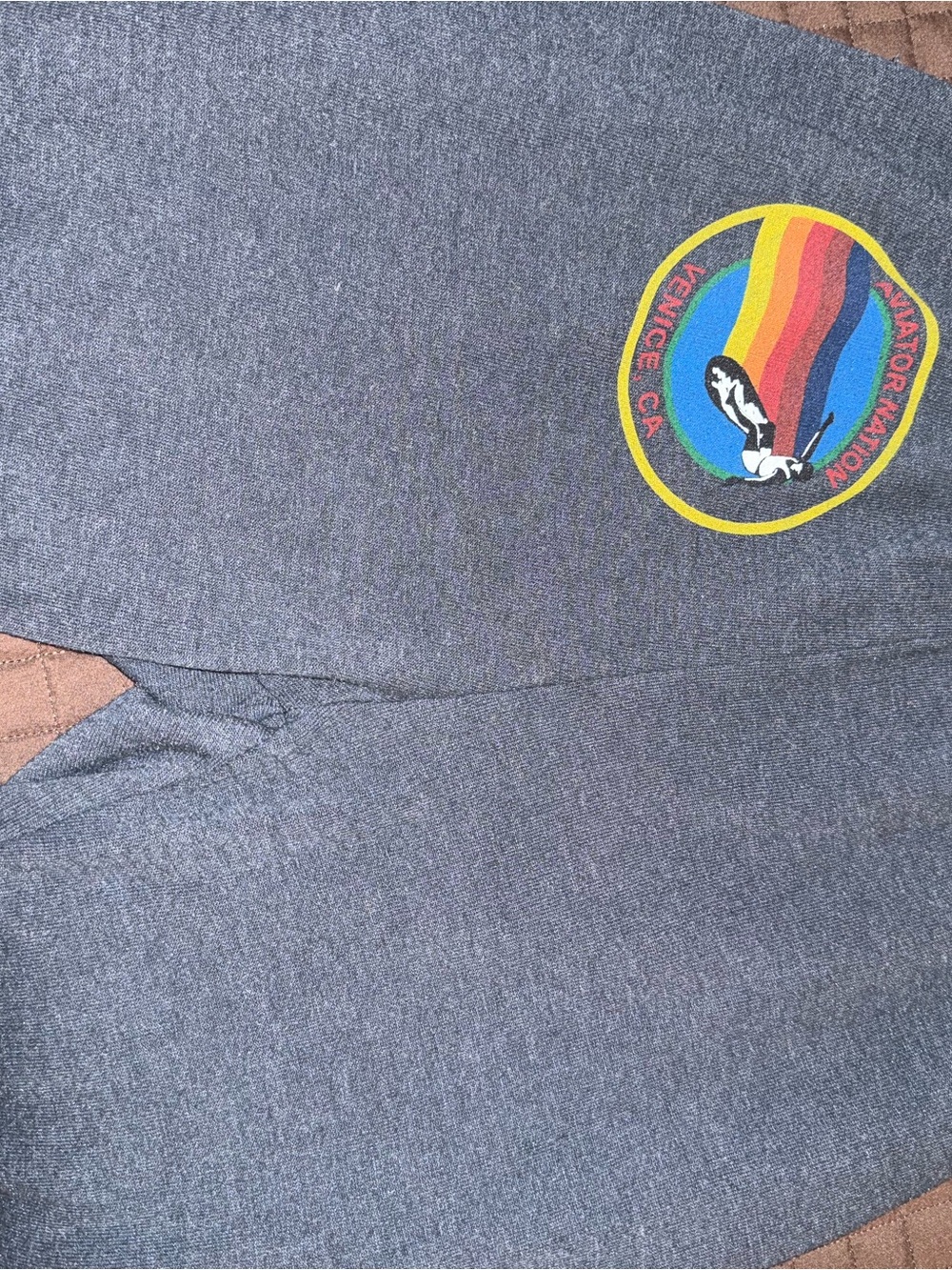 Aviator Nation Gray Sweatpants. Work once, excellent condition.